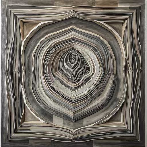 Contemporary Art-Rock Color Mural 010
