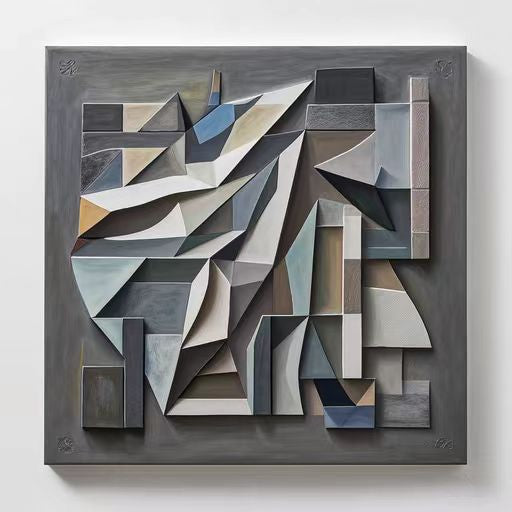 Contemporary Art-Rock Color Mural 006